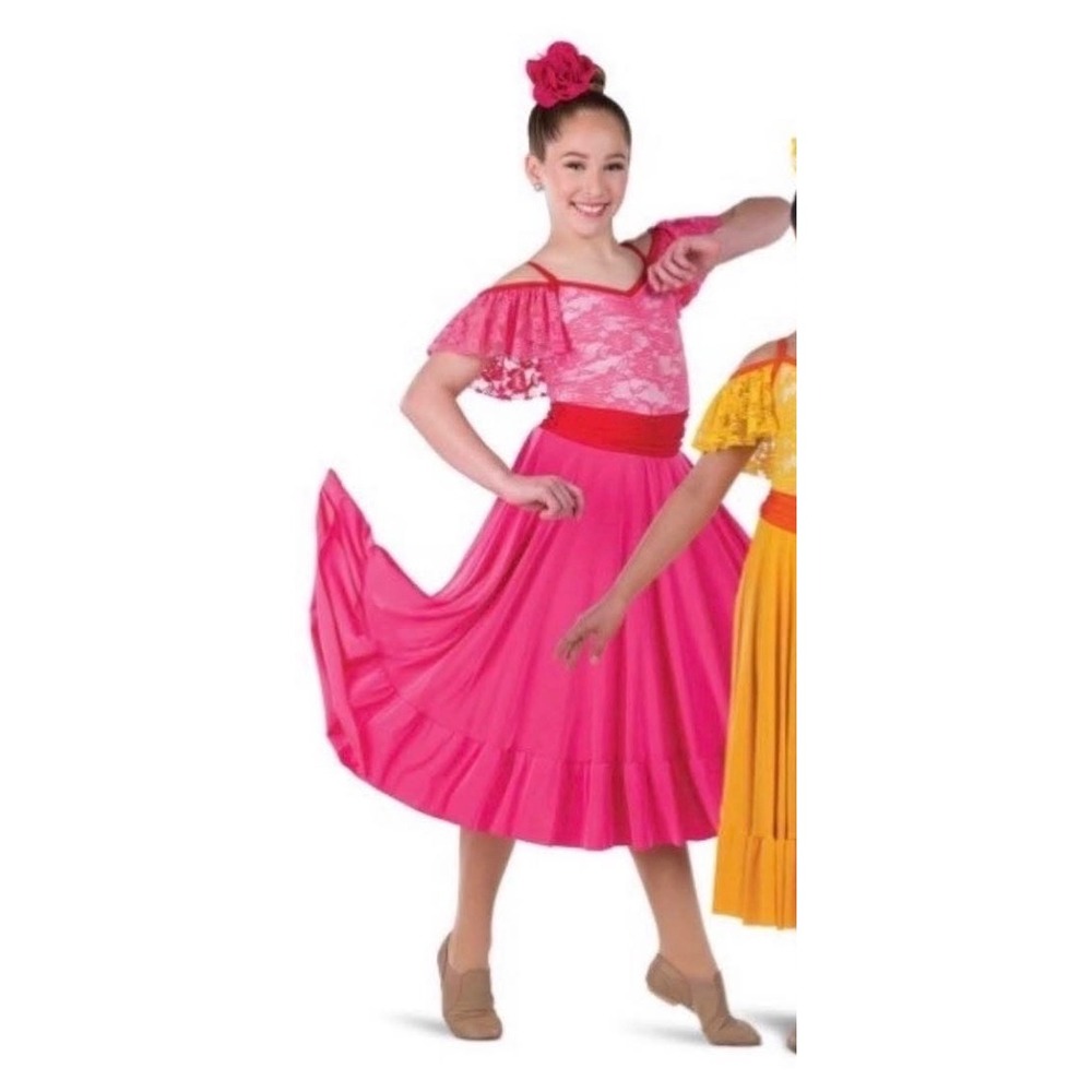 A Wish Come True Pink Lace Dance Costume Dress We Dont Talk About Bruno MA